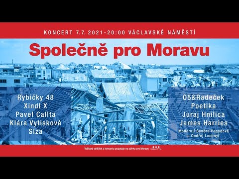 Benefiční koncert Společně pro Moravu.