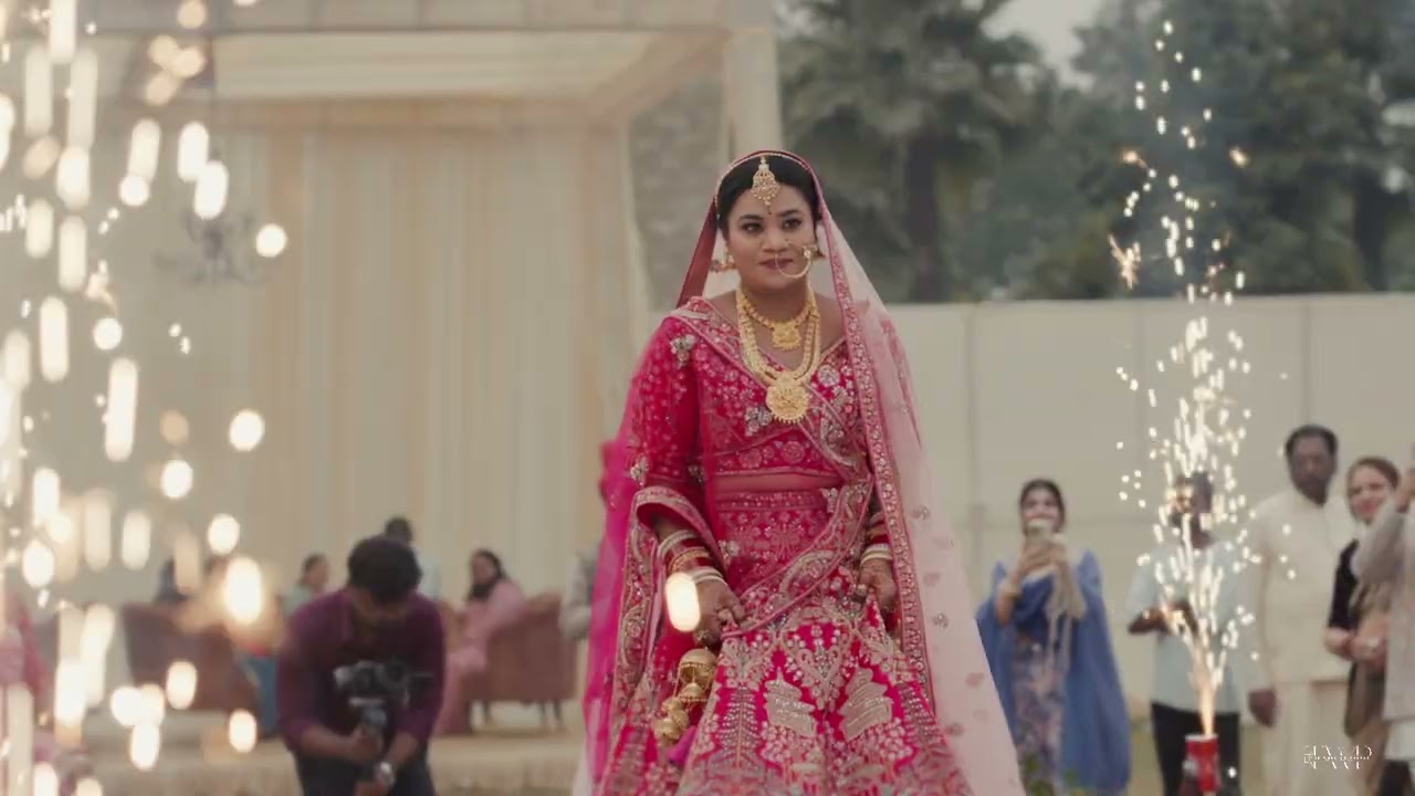 Still from Wedding Film, a film for Snigdha & Jayesh