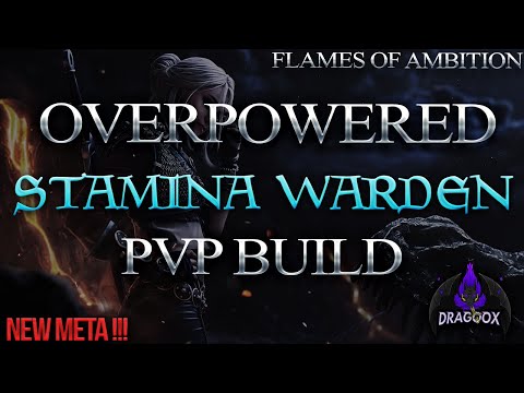 NEW OVERPOWERED STAMINA WARDEN PvP BUILD!!! - NO PROC BUILD! [Solo & Group] META | FoA DragooX