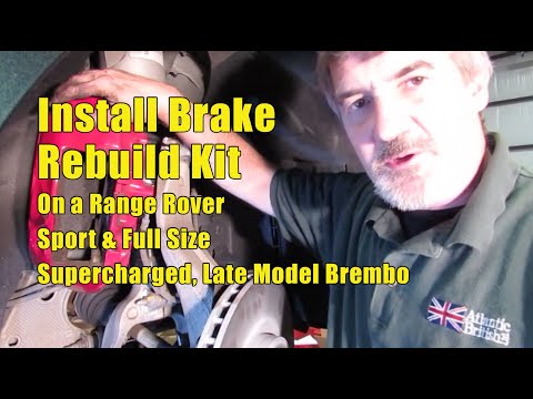 Install Brake Rotors And Pads On A Range Rover Sport or Full Size Supercharged with Brembo Calipers