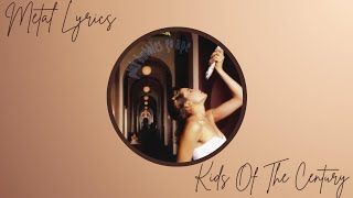 Kids Of Century - Helloween (lyrics)