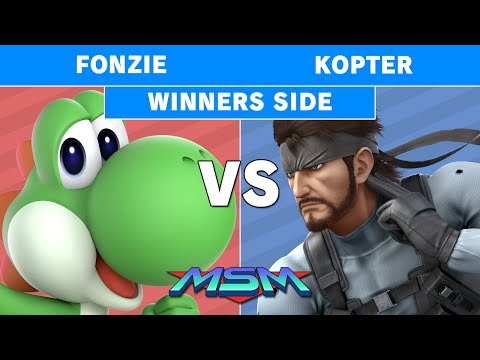 MSM 182 - Fonzie (Yoshi) vs Kopter (Snake) Winners Side - Smash Ultimate