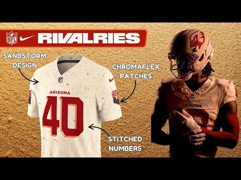 Arizona Cardinals Nike 2025 Rivalries Collection Custom Game Jersey Natural