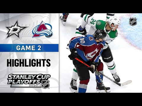 NHL Highlights | Second Round, Gm2: Stars @ Avalanche - Aug. 24, 2020