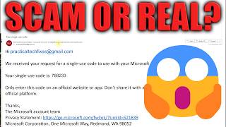 Got a Microsoft Single-Use Code Email? Watch This First!