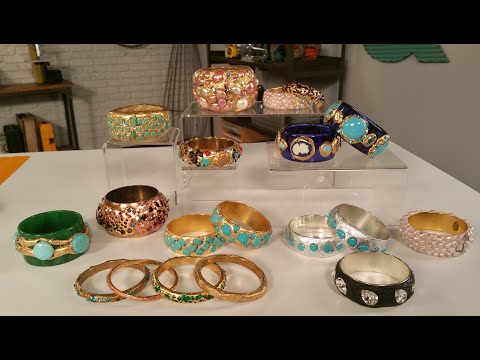 Making Bangles and Bracelets using Apoxie Sculpt DIY with Gay Isber