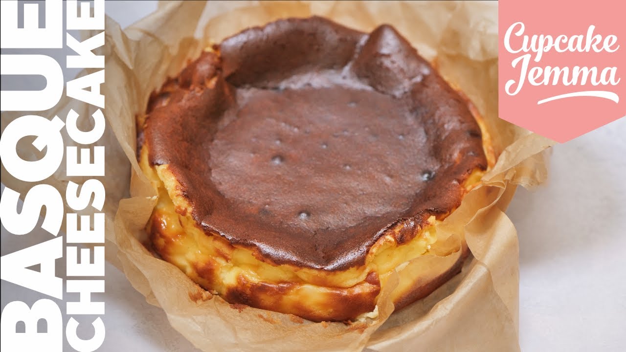 SUPER EASY Burnt Basque Cheesecake Recipe