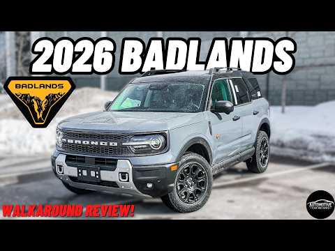 Thumbnail for 2026 FORD BRONCO SPORT BADLANDS! | *Full Walkaround Review* | The BEST Model To Get?! by Ford Bronco Sport
