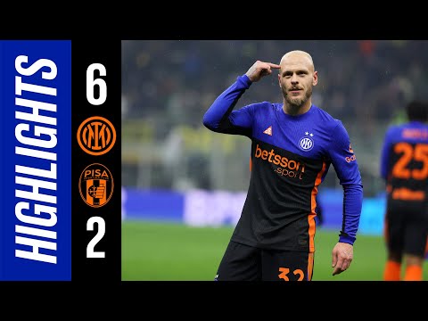 CRAZY GAME: COMEBACK AND SIX GOALS ⚡🖤💙 | INTER 6–2 PISA | SERIE A 25/26 HIGHLIGHTS