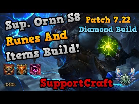 Ornn Support Build Season 8 Runes - Shock Frontline | SupportCraft
