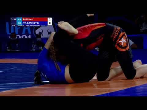 GOLD Women's GP No-Gi - 58 kg: A. BUZILO (RUS) v. B. YELDOSKYZY (KAZ)