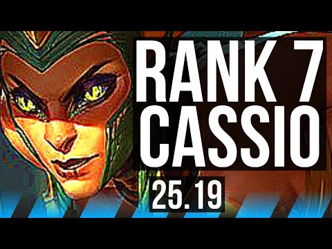 CASSIOPEIA vs ZED (MID) | Rank 7 Cassio, 11/2/6 | EUW Grandmaster | 25.19