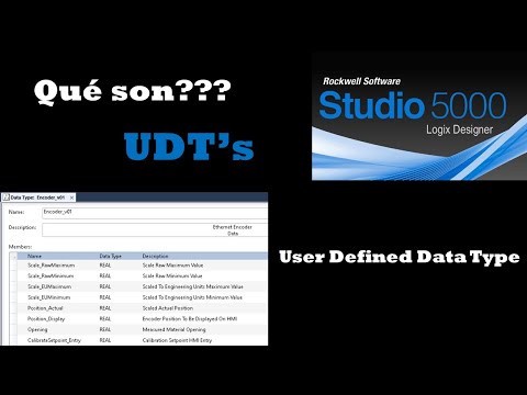 💻 UDT User Define Data Type || Definicion Explicacion Ejemplos || STUDIO 5000