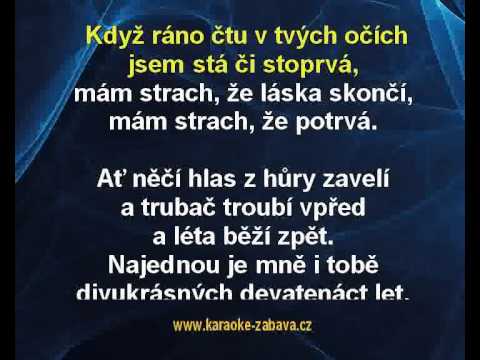 Devatenáct - František Nedvěd Karaoke tip