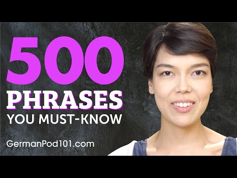 500 Phrases Every German Beginner Must Know