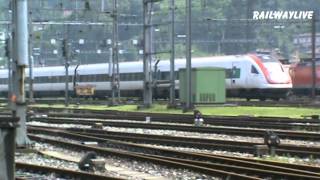 preview picture of video 'Swiss Federal Railways RABDe 500 ICN at Chiasso (HD)'