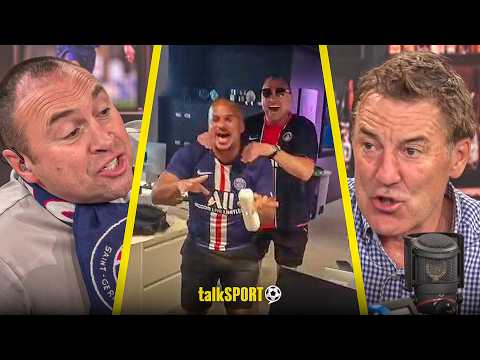 \BANG OUT OF ORDER!\ Dean Saunders QUESTIONS Jason Cundy as he Wears PSG Scarf AGAIN