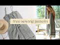 Sew This Dress From Two Large Rectangles Beginner Sewing Pattern