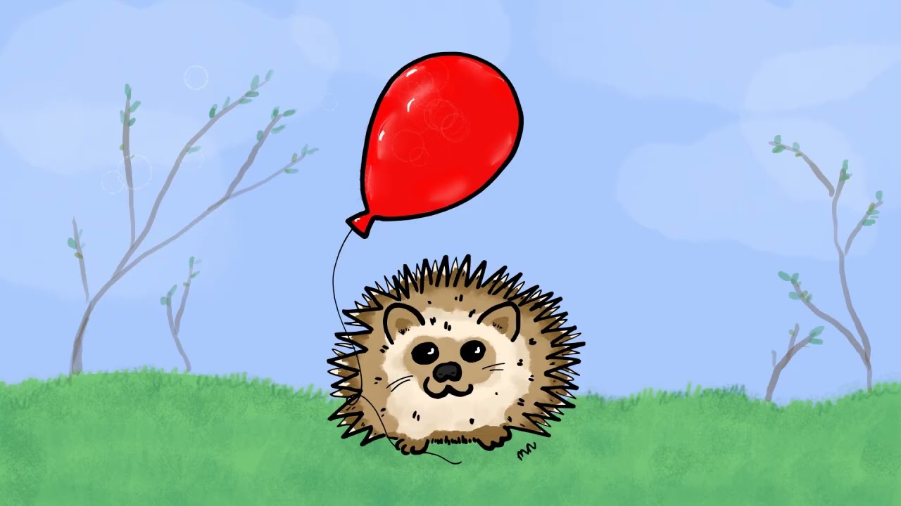 Satuhetki: Siili ja ilmapallo