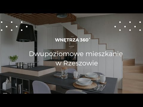 Dwupoziomowe mieszkanie o powierzchni 75 mkw #projektwnętrz