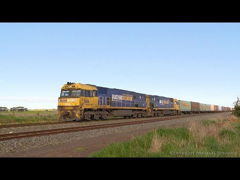 2AM5 Pacific National Container Train - PoathTV Australian Railways