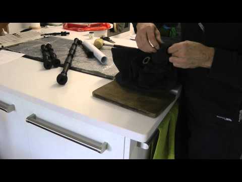 Bagpipe Assembly - Part 6 (replacing inner bag)