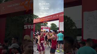 Hoàn thành 21km Techcom được trao huy chương tốt nghiệp cái vui hẳn (Peterkickfit)