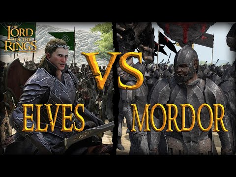 400 Mirkwood Elves vs 600 Mordor Orcs – Epic Middle Earth Battle | Bannerlord Lord of the Rings Mod