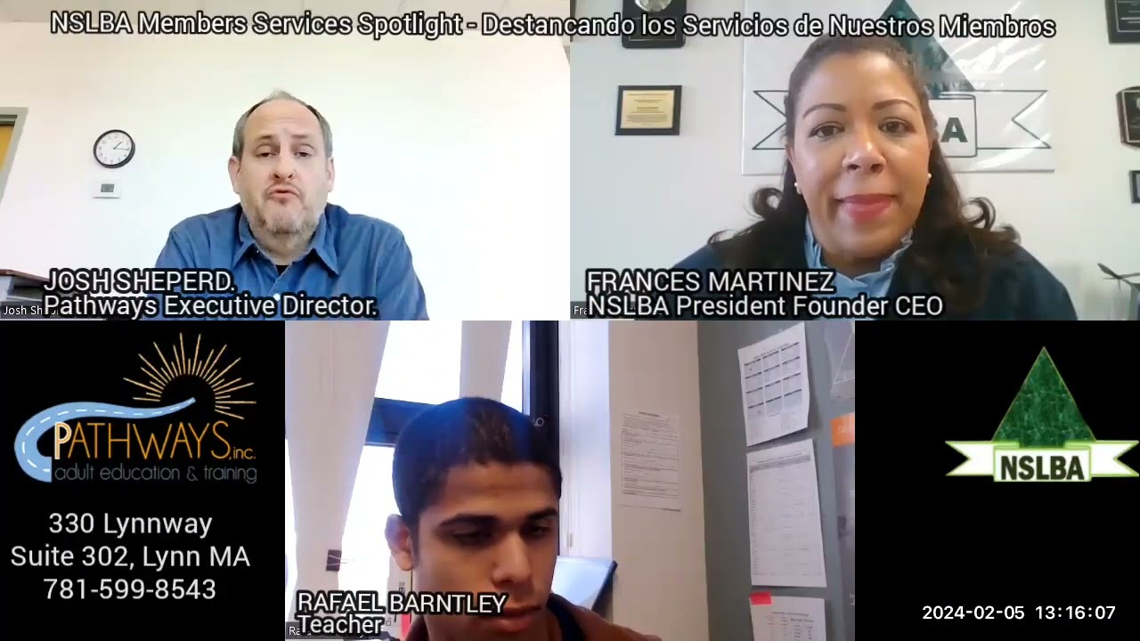 PATHWAYS, Lynn MA Ingles Empresarial