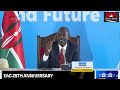 LISTEN TO PRESIDENT RUTO S GREAT SPEECH IN TANZANIA DURING THE EAC 25TH ANNIVERSARY CELEBRATION