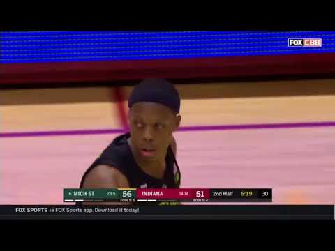 Cassius Winston Horns Ballscreen Passes/Reads