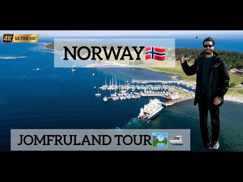 Norway's Most Beautiful Island Tour 🇧🇻| Jomfruland 🏞 | 4K Ultra HD 🎥| Ferry Tour ⛴️|Stunning Views🥰|