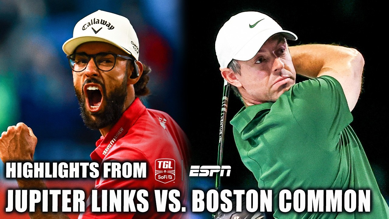 TGL SEMIFINAL HIGHLIGHTS: Jupiter Links vs. Boston Common Golf | TGL on ESPN