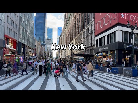 New York City Walking Tour 4k - 6th Avenue