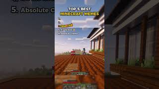 Top 5 Best Minecraft Memes (#1 Is ILLEGAL) 🚔