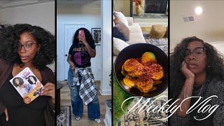 Vlog: Something NEW 😳 | I Tried a Viral $50 Wig + Counting Calories & Girl Chat