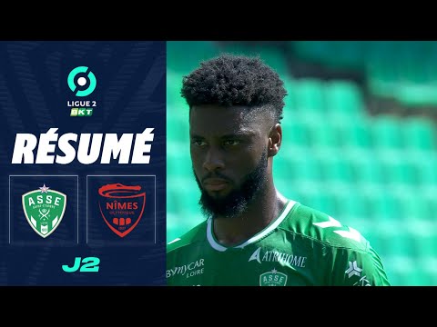 AS SAINT-ÉTIENNE - NÎMES OLYMPIQUE (1 - 1) - Résumé - (ASSE - NO) / 2022-2023