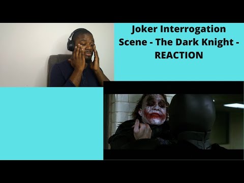Joker Interrogation Scene - The Dark Knight [4K Ultra HD]-REACTION!!!!