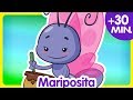 MARIPOSITA + Compilado de Clips 30 min. enganchados -  Canciones infantiles de la Gallina Pintadita