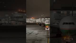 Los Angeles空港✈️12:30. a:m. EVA Airlines Boeing 777-300