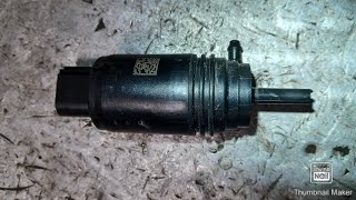 2016 BMW 228I WINDSHIELD SQUIRTER PUMP REPLACEMENT