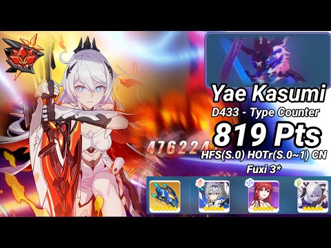Redlotus D433: Yae Kasumi (Type Counter) 819 Pts - HFS(S.0) HOTr(S0~1) CN Fuxi 3* | Honkai 6.5