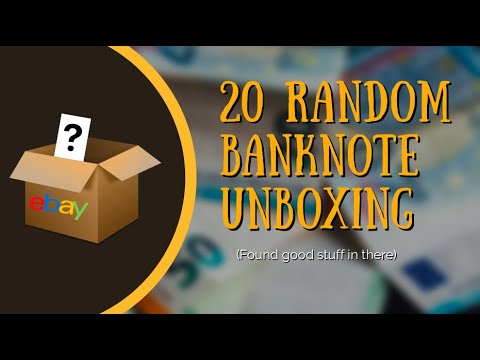UNBOXING NEW BANKNOTES! | 20 Random Banknote grab bag from eBay | BasicallyAhyan