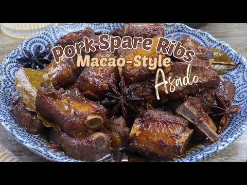 Macao-style Asado Pork Spare Ribs | Sweet and Savory