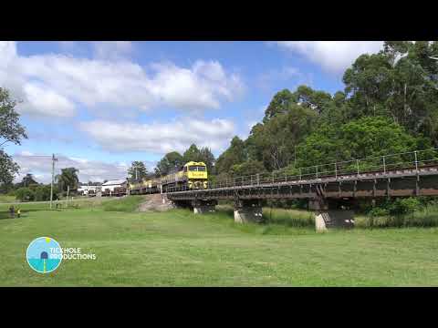 Diesel Locomotives QL008 - QL005 & QL009 - Dungog - January 2022