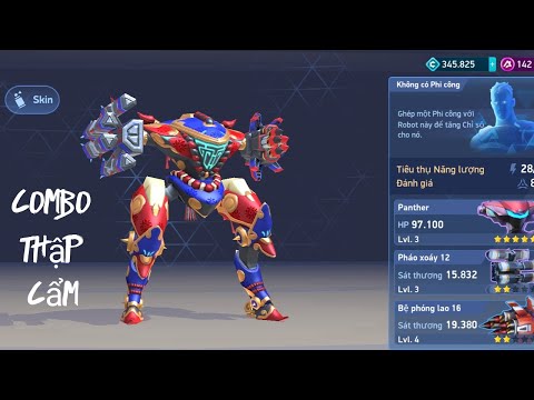 VIRAGO NHT_VN MECH ARENA  : Panther Pháo xoáy 12 và bệ phóng lao 16 - Rampage