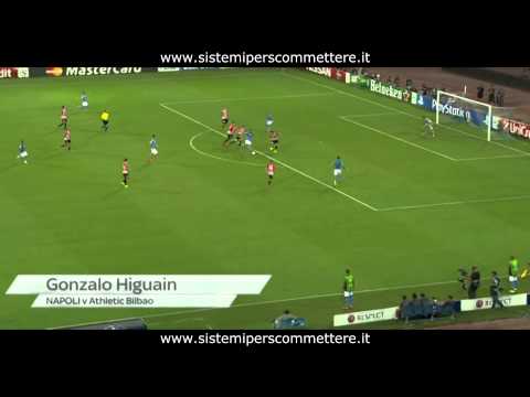 EuroGoal Gonzalo Higuain NAPOLI v Athletic Bilbao HD  alexu888.blogspot.com