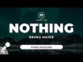 Nothing - Bruno Major (Piano Karaoke)