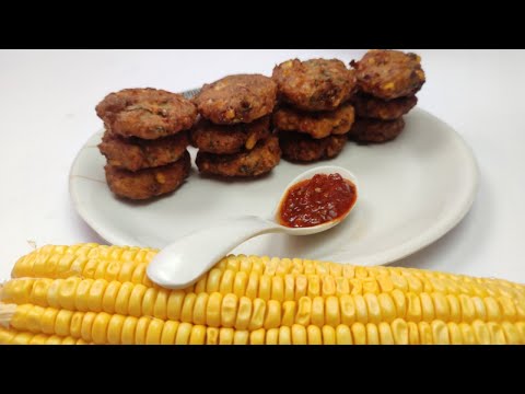 Sweet Corn Vada Recipe | 15 minutes instant breakfast recipes | Quick & Easy breakfast recipes
