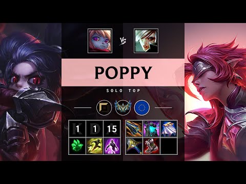 Poppy Top vs Riven - EUW Challenger Patch 25.21